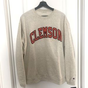 Men’s Large Clemson Champion Crewneck Sweatshirt